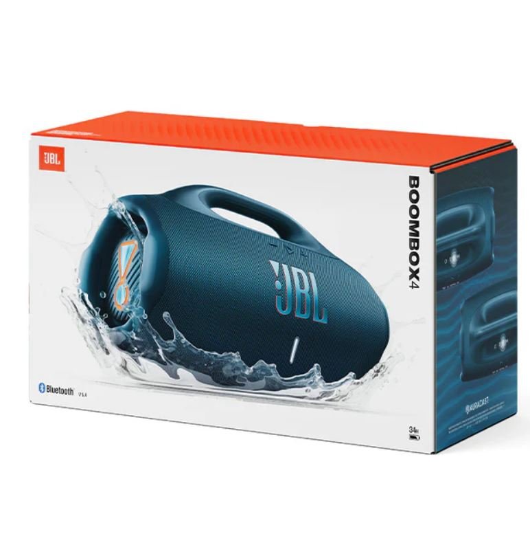 JBL Boombox 4 Portable Bluetooth Speaker Blue - Metro Homecentre Menlyn