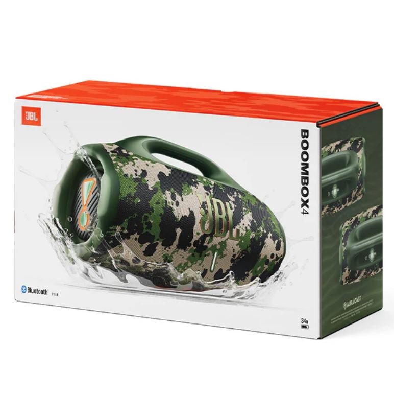 JBL Boombox 4 Portable Bluetooth Speaker Camo - Metro Homecentre Menlyn
