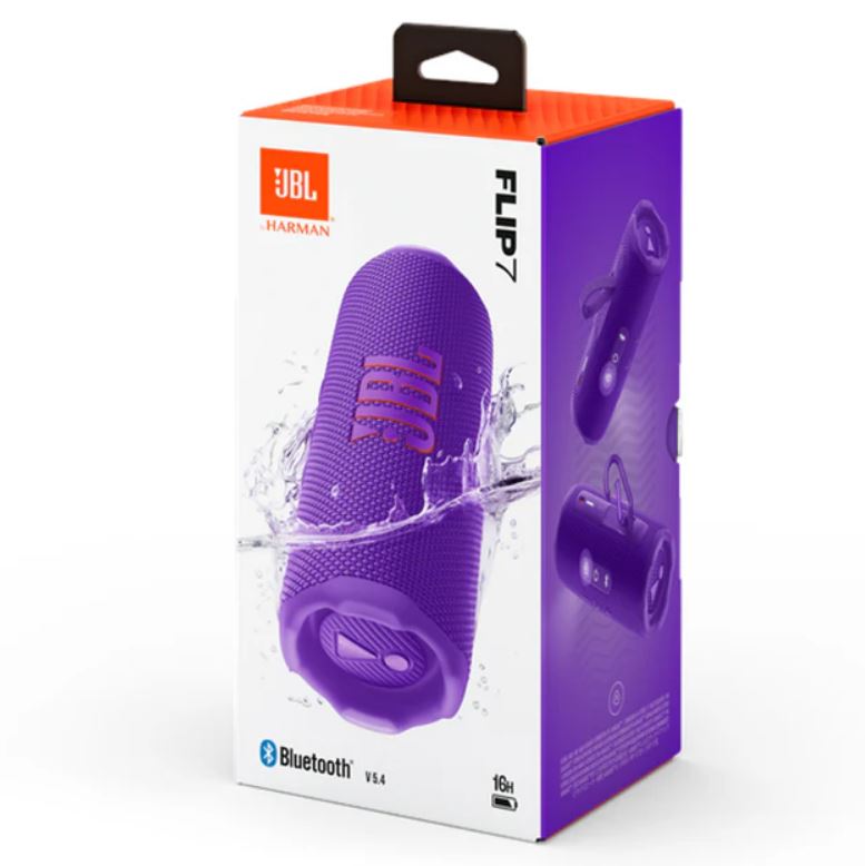 JBL Flip 7 Waterproof Bluetooth Speaker Purple - Metro Homecentre Menlyn