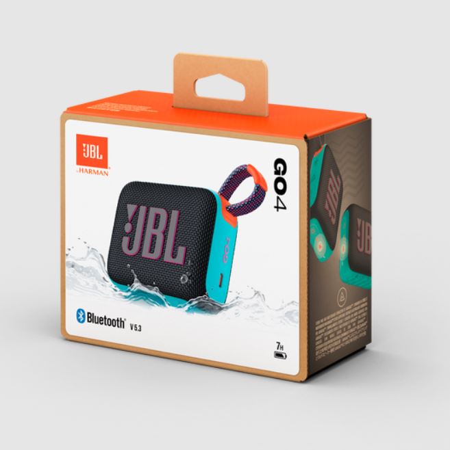JBL Go 4 Waterproof Bluetooth Speaker Black - Metro Homecentre Menlyn