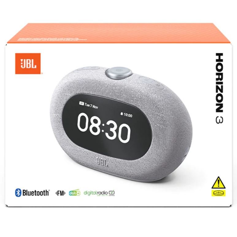 JBL Horizon 3 Bluetooth Alarm Clock Radio Grey - Metro Homecentre Menlyn