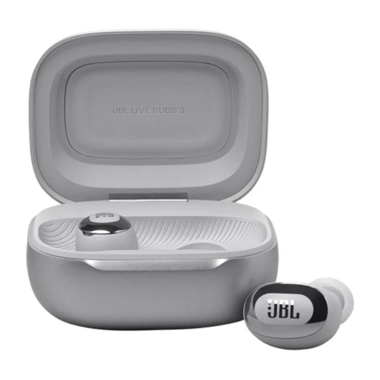 JBL Live Buds 3 Wireless InEar Earbuds Silver - Metro Homecentre Menlyn