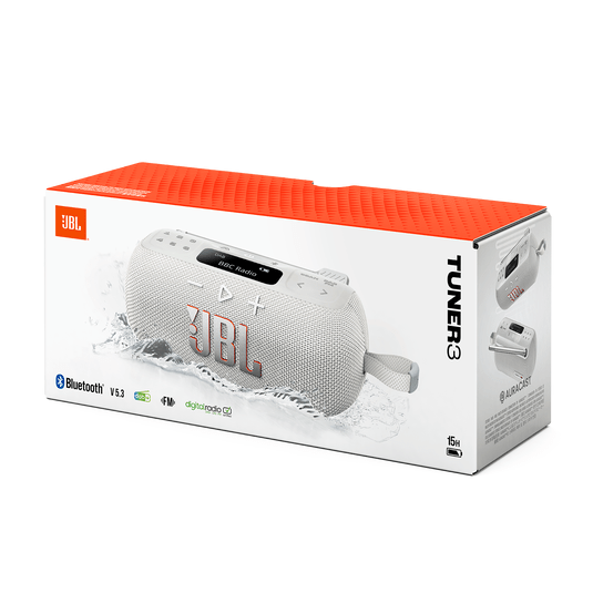 JBL Tuner 3 Bluetooth Speaker - White - Metro Homecentre Menlyn