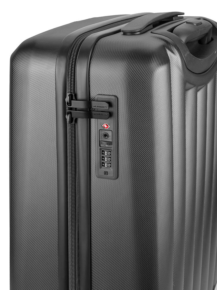 Jo Borkett Gatsby 64cm 4 Wheel Trolley Case Slate JBL001655 - Metro Homecentre Menlyn