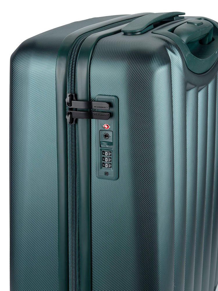 Jo Borkett Gatsby 76cm 4 Wheel Trolley Case Green JBL001753 - Metro Homecentre Menlyn