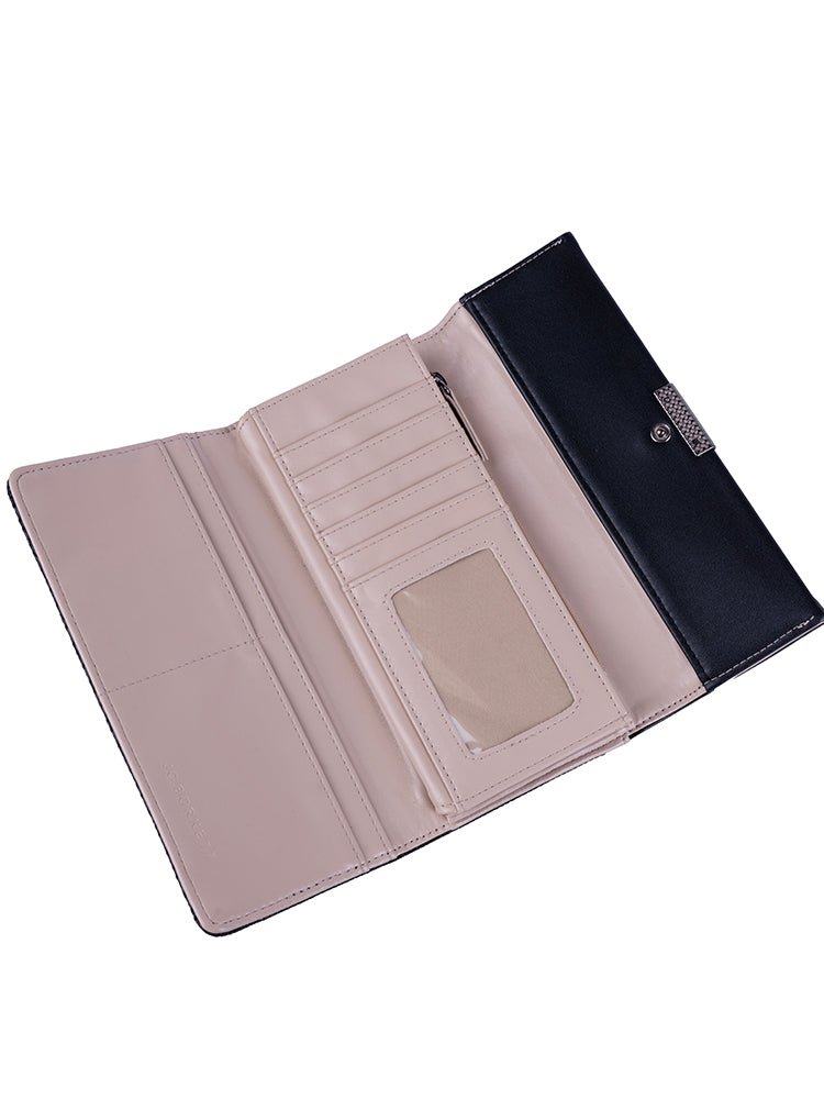 Jo Borkett Jade Trifold Purse Black JB221819L5 - Metro Homecentre Menlyn