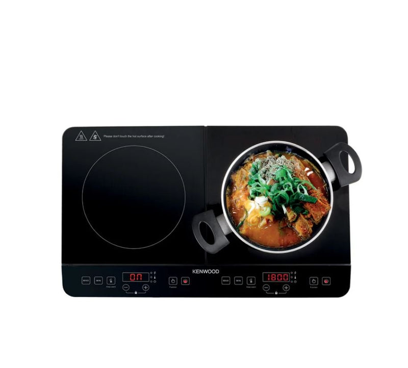 Kenwood 2 Plate Black Induction Hob IDC06000BK - Metro Homecentre Menlyn