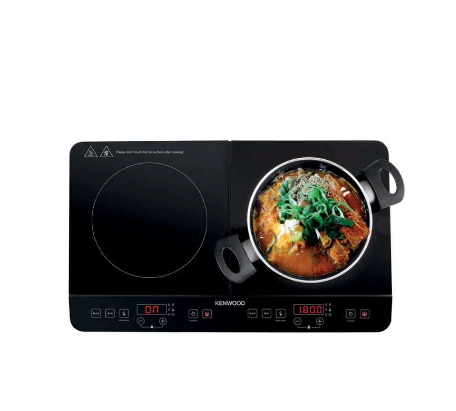 Kenwood 2 Plate Black Induction Hob IDC06000BK - Metro Homecentre Menlyn