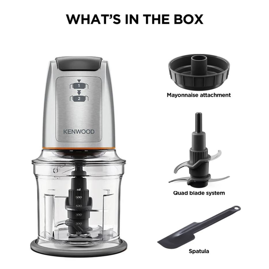 Kenwood Easy Chop 500W 4 Blade Chopper CHP61100SI - Metro Homecentre Menlyn