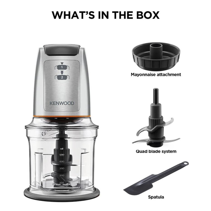 Kenwood Easy Chop 500W 4 Blade Chopper CHP61100SI - Metro Homecentre Menlyn