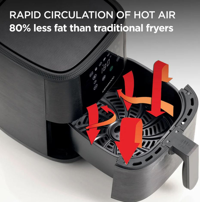 Kenwood 6L Air Fryer with Grill HFP60000BK - Metro Homecentre Menlyn