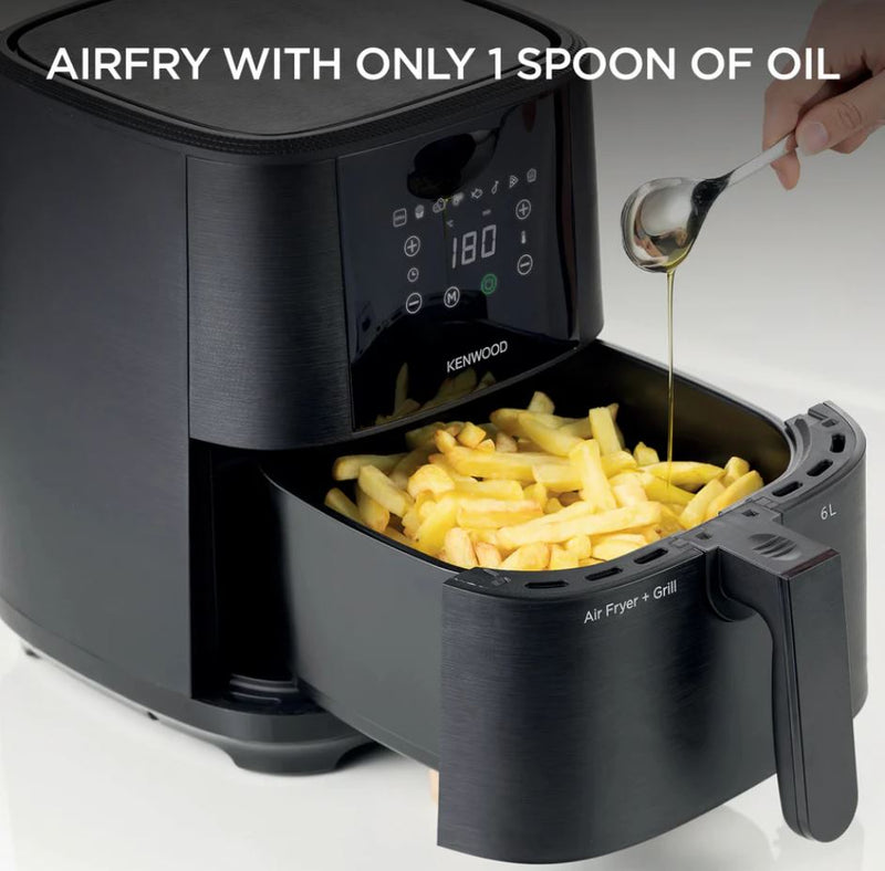 Kenwood 6L Air Fryer with Grill HFP60000BK - Metro Homecentre Menlyn