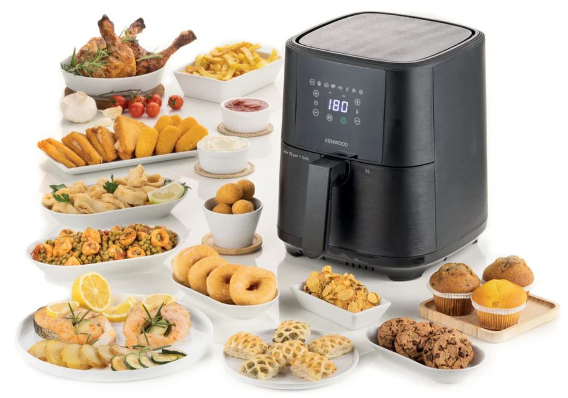 Kenwood 6L Air Fryer with Grill HFP60000BK - Metro Homecentre Menlyn