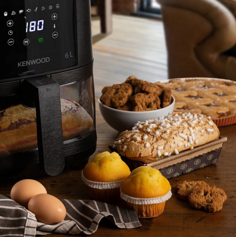 Kenwood 6L Air Fryer with Grill & Window HFG60000BK - Metro Homecentre Menlyn