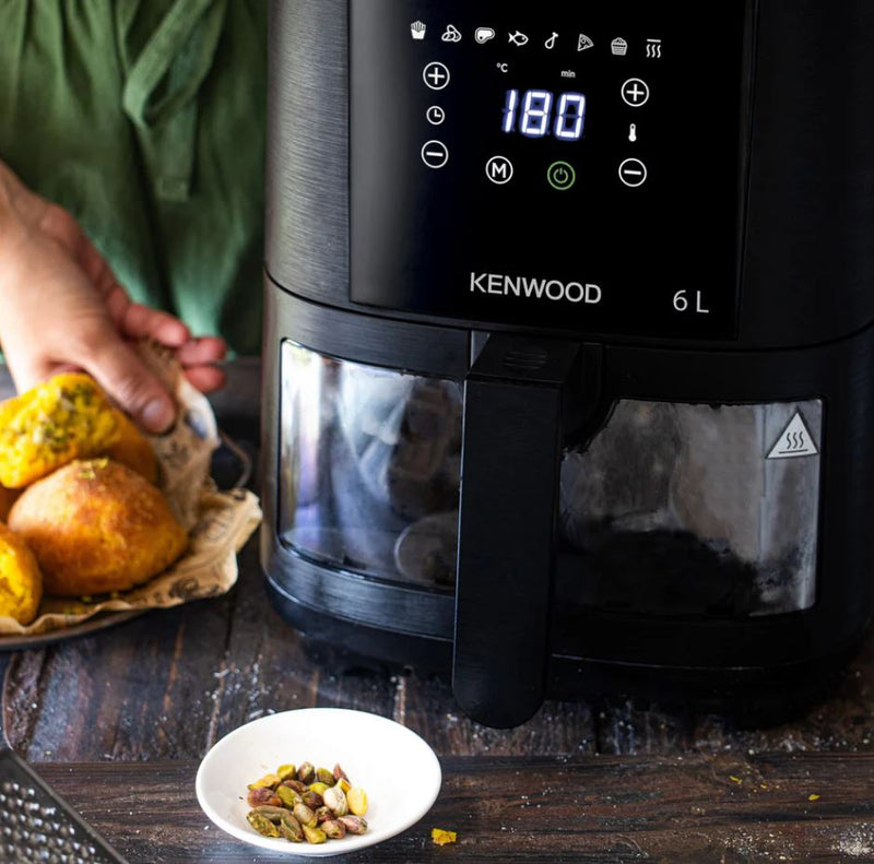 Kenwood 6L Air Fryer with Grill & Window HFG60000BK - Metro Homecentre Menlyn