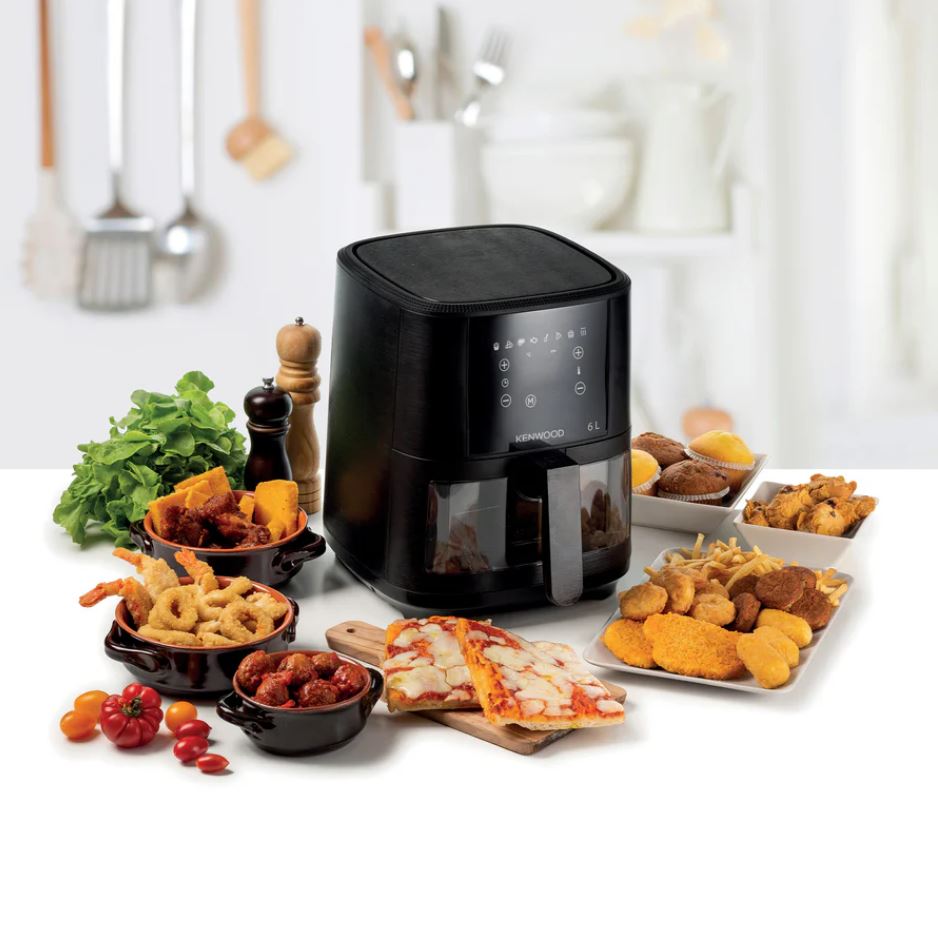 Kenwood 6L Air Fryer with Grill & Window HFG60000BK - Metro Homecentre Menlyn