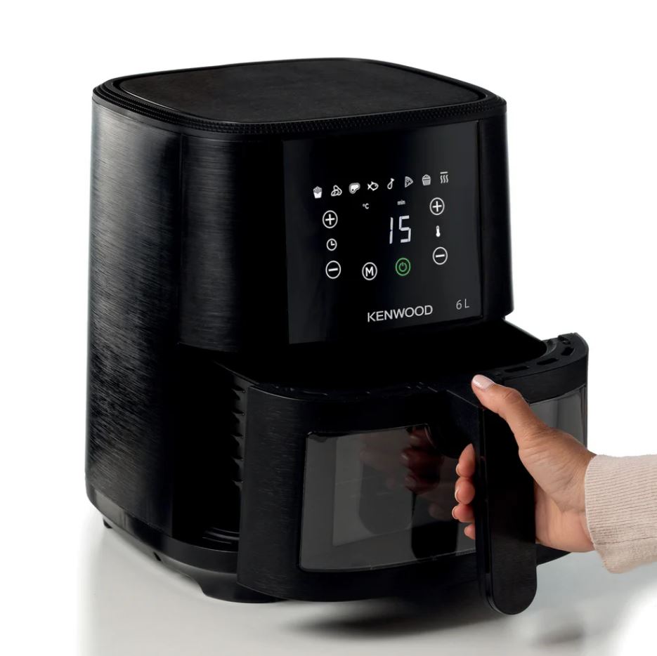 Kenwood 6L Air Fryer with Grill & Window HFG60000BK - Metro Homecentre Menlyn