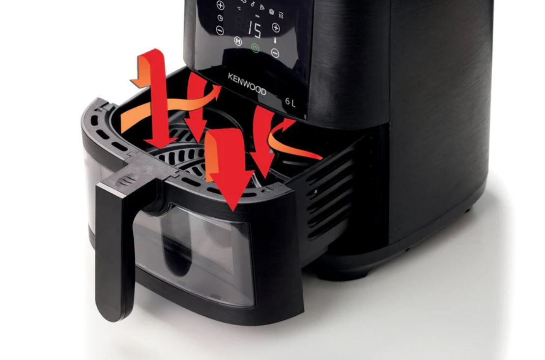Kenwood 6L Air Fryer with Grill & Window HFG60000BK - Metro Homecentre Menlyn