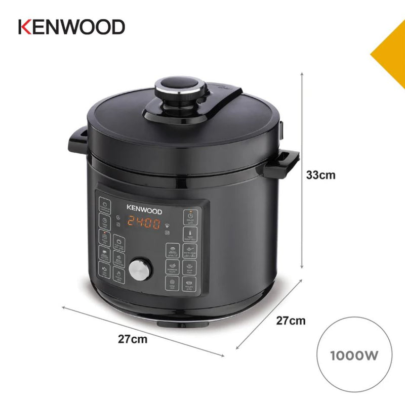 Kenwood 6L Electric Pressure Cooker PCM90000BK - Metro Homecentre Menlyn