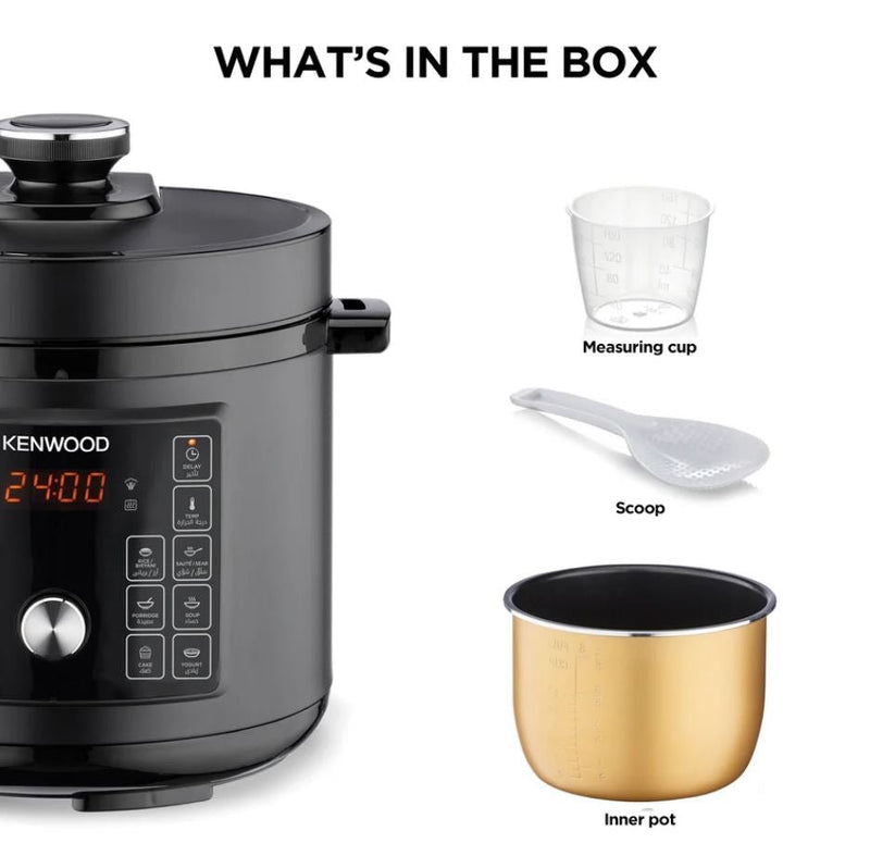 Kenwood 8L Electric Pressure Cooker PCM95000BK - Metro Homecentre Menlyn
