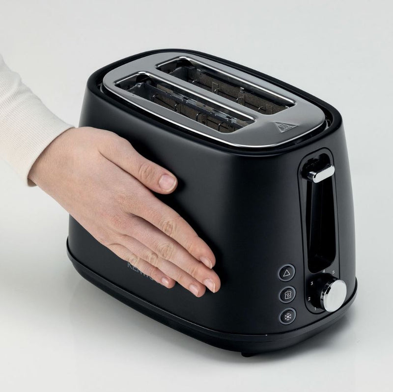 Kenwood Black SSteel 2 Slice Toaster TCM37000 - Metro Homecentre Menlyn
