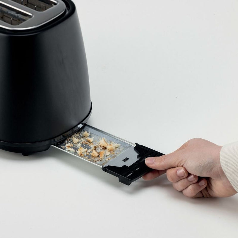 Kenwood Black SSteel 2 Slice Toaster TCM37000 - Metro Homecentre Menlyn