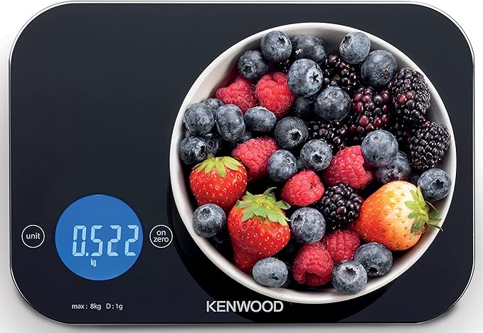 Kenwood Black Glass Digital Kitchen Scale WEP50000BK - Metro Homecentre Menlyn