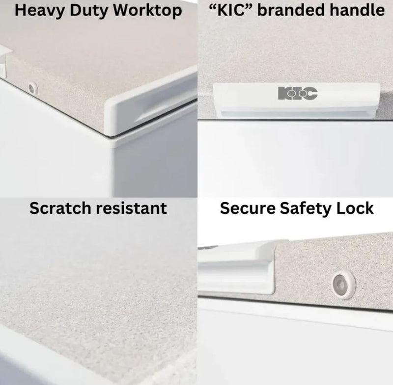 KIC 279L White Chest Freezer KCG305WH - Metro Homecentre Menlyn