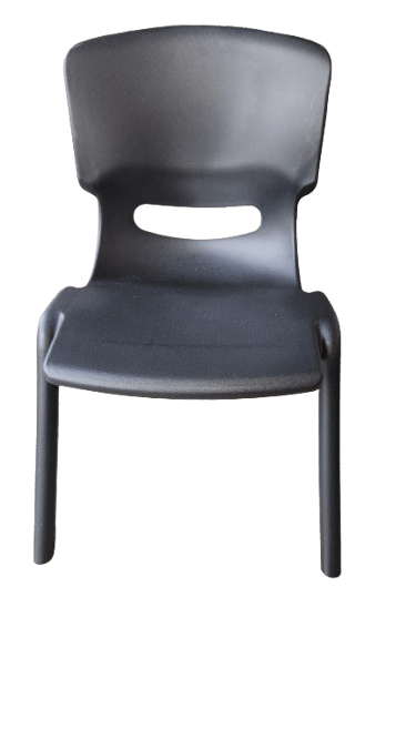 Kids Stackable Assorted Colour Chairs Black - Metro Homecentre Menlyn