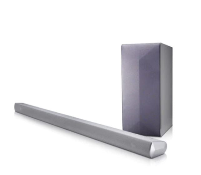LG 2.1Ch 320W Silver Soundbar - Subwoofer - LAS550H - Metro Homecentre Menlyn