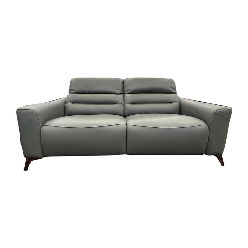 Leather Upper Blue Grey Lounge Suite - Electric Recliners - Metro Homecentre Menlyn