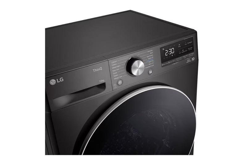 LG 10kg Black Heat Pump Tumble Dryer RH10V9ZV2W - Metro Homecentre Menlyn