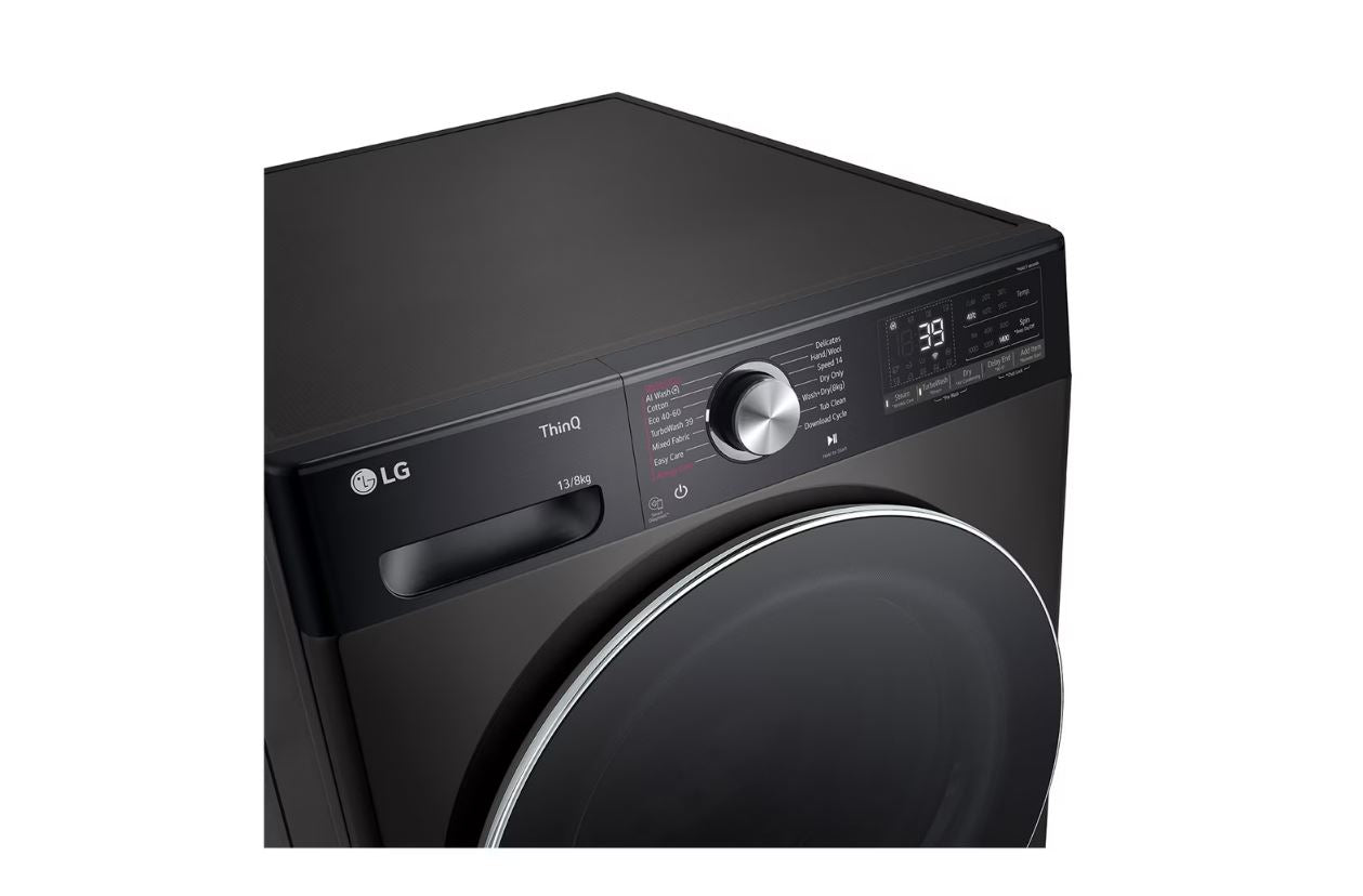 LG 13 - 8kg Black Washer Dryer Combo - AI F4Y9LCP2ZB - Metro Homecentre Menlyn