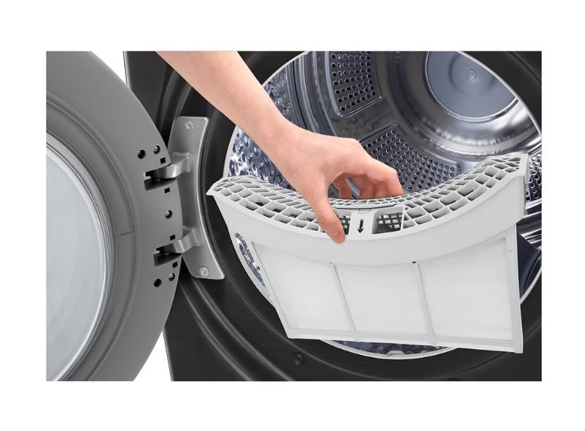 LG 18kg Black Steel Tumble Dryer RH18U8JVCW - Metro Homecentre Menlyn