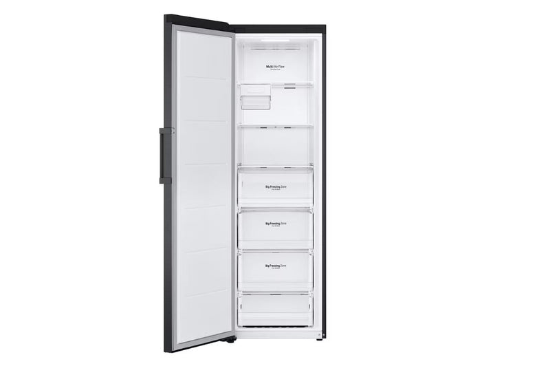 LG 324L Matte Black Upright Freezer GCB414EQFM - Metro Homecentre Menlyn