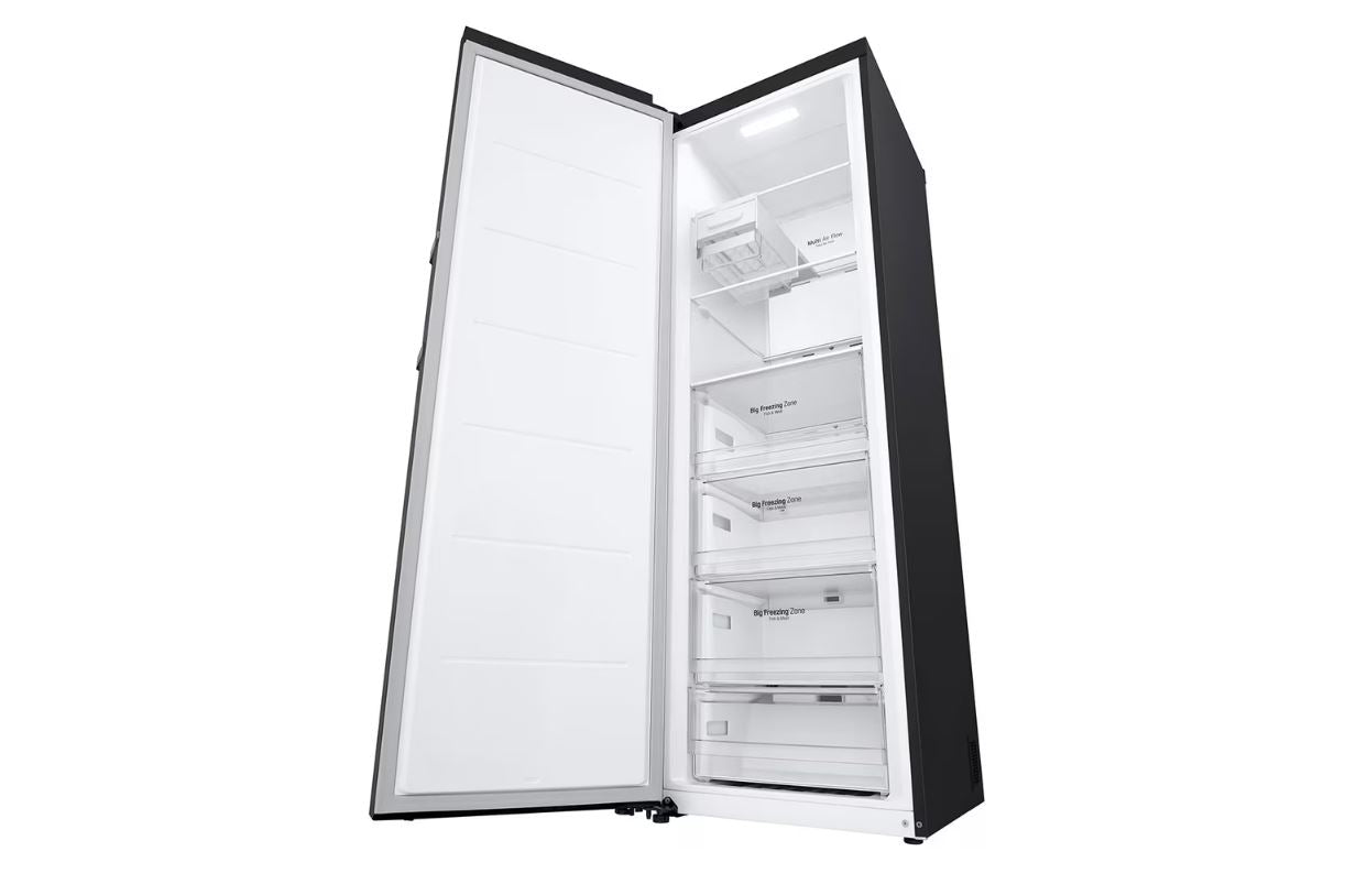 LG 324L Matte Black Upright Freezer GCB414EQFM - Metro Homecentre Menlyn