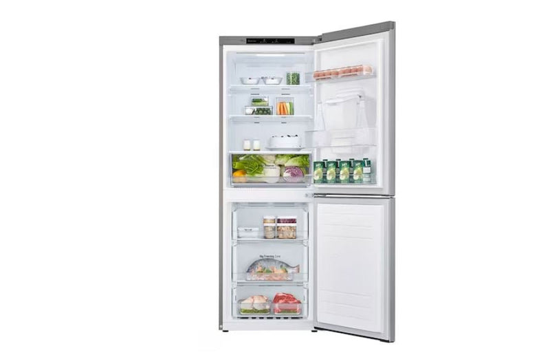 LG 334L Silver Fridge Freezer GCF369NLJM - Metro Homecentre Menlyn