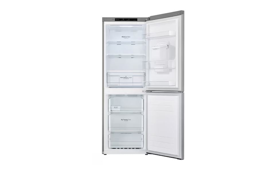 LG 334L Silver Fridge Freezer GCF369NLJM - Metro Homecentre Menlyn