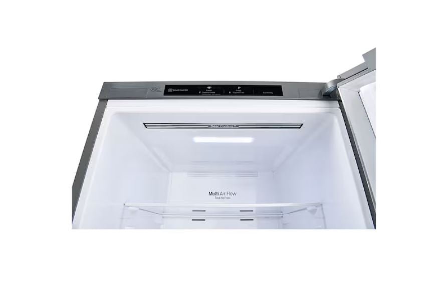 LG 334L Silver Fridge Freezer GCF369NLJM - Metro Homecentre Menlyn