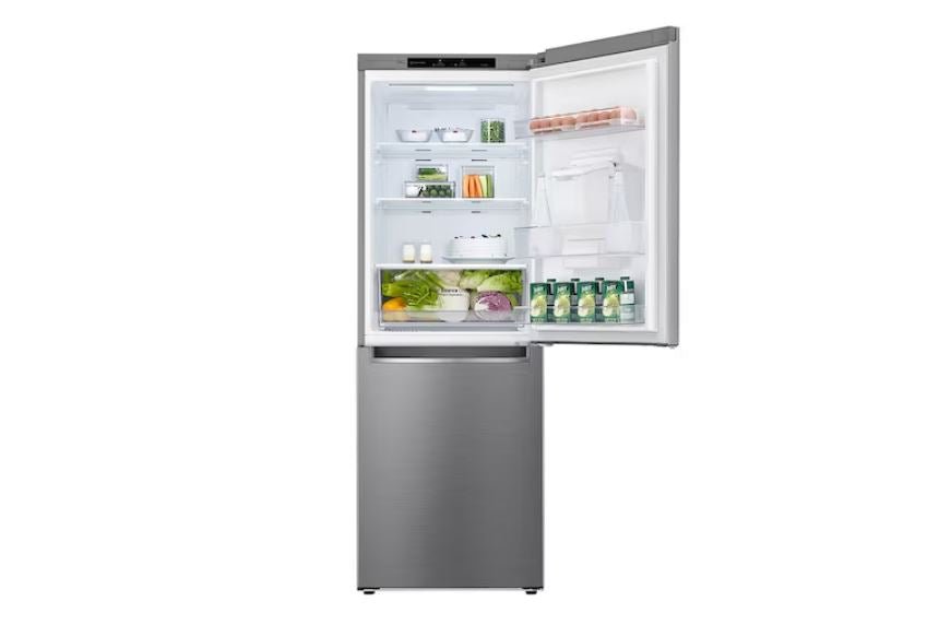 LG 334L Silver Fridge Freezer GCF369NLJM - Metro Homecentre Menlyn