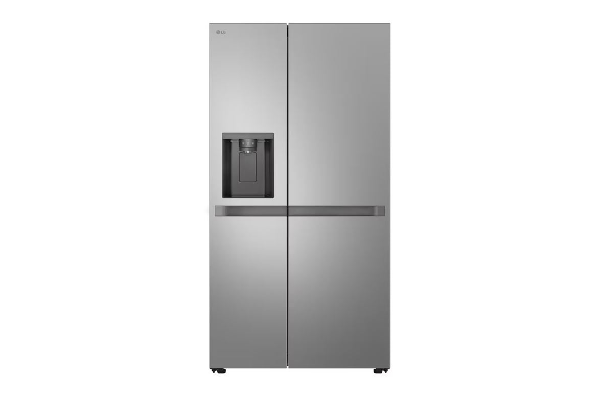 LG 617L Silver Side by Side Fridge Freezer GCL257KLKW - Metro Homecentre Menlyn