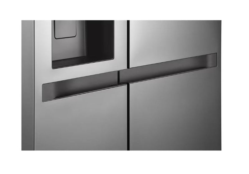 LG 617L Silver Side by Side Fridge Freezer GCL257KLKW - Metro Homecentre Menlyn