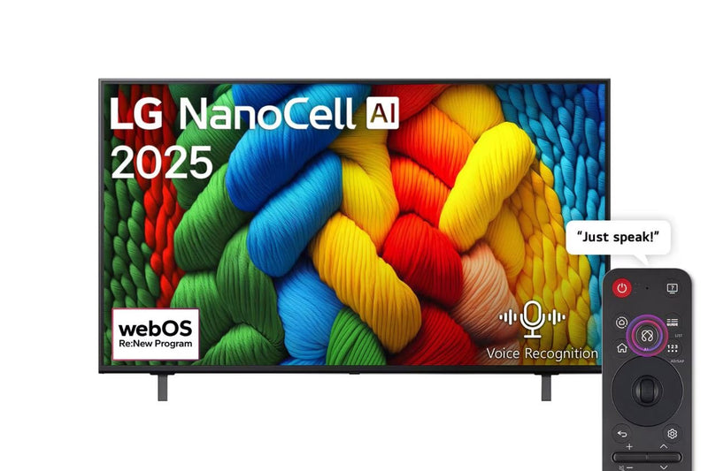 LG 65" NanoCell AI 4K SmartTV - AI Remote 65NANO80A6A - Metro Homecentre Menlyn