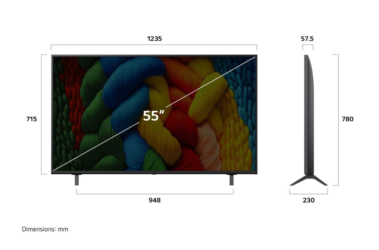 LG 65" NanoCell AI 4K SmartTV - AI Remote 65NANO80A6A - Metro Homecentre Menlyn
