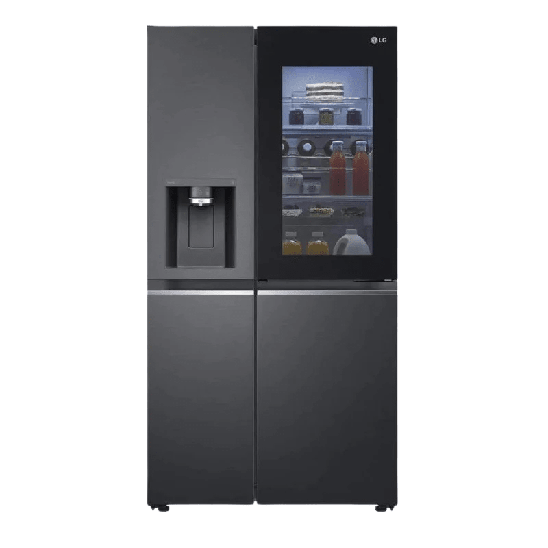 LG 674L Black InstaView Fridge Freezer GC - X257CQFS - Metro Homecentre Menlyn