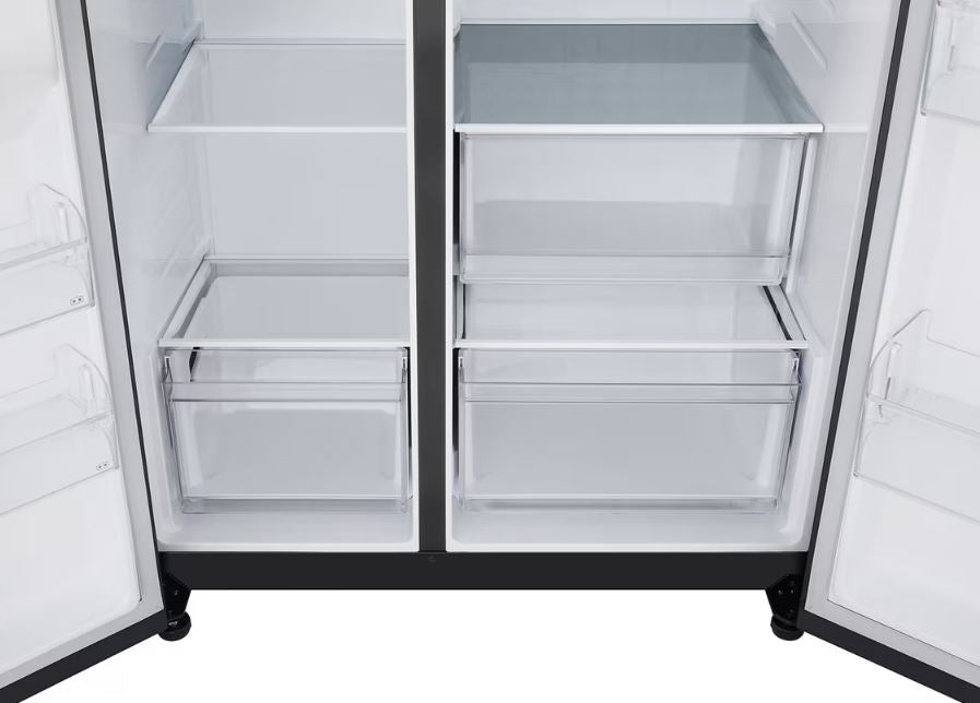 LG 703L Blk Side by Side Fridge Freezer GCB257KQJW - Metro Homecentre Menlyn
