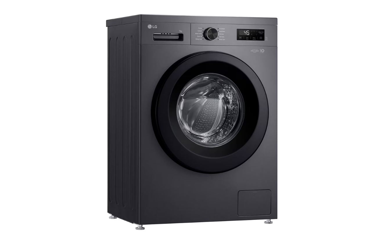 LG 7kg Blk Front Loader Washing Machine F2Y1HYP6J - Metro Homecentre Menlyn