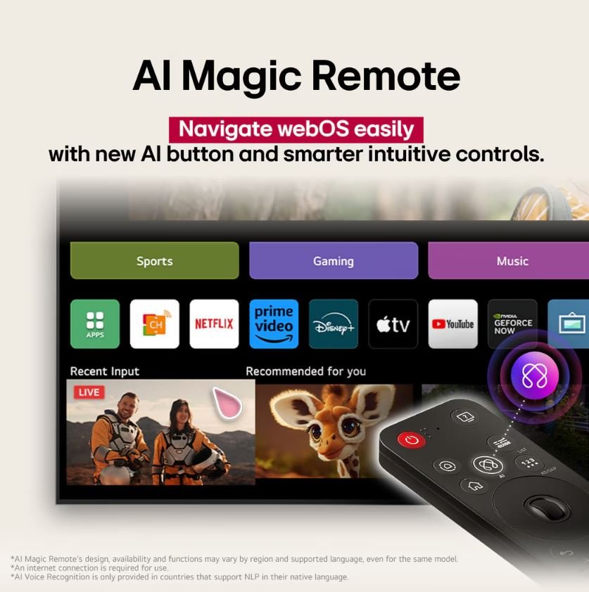 LG 86" UHD 4K Smart TV with AI Magic Remote 86UA85006LA - Metro Homecentre Menlyn