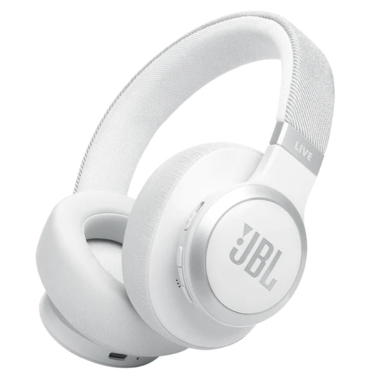 JBL Live 770NC Bluetooth Over - Ear Headphones White - Metro Homecentre Menlyn