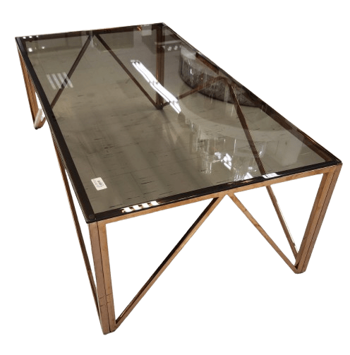Linear Luxe Coffee Table Gold - Metro Homecentre Menlyn